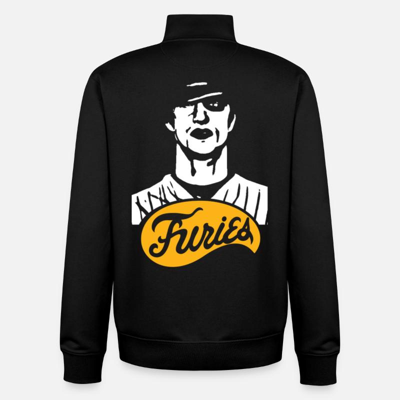 Furies Logo Vintage - Unisex Organic Zip Sweatshirt by Stanley/Stella - black