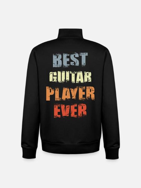 Bast Gitarrist - Unisex Organic Zip Sweatshirt von Stanley/Stella - Schwarz