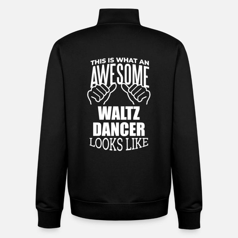 Walzer - Unisex Organic Zip Sweatshirt von Stanley/Stella - Schwarz