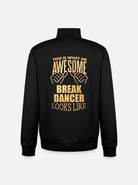 Breakdancer - Unisex Organic Zip Sweatshirt von Stanley/Stella - Schwarz