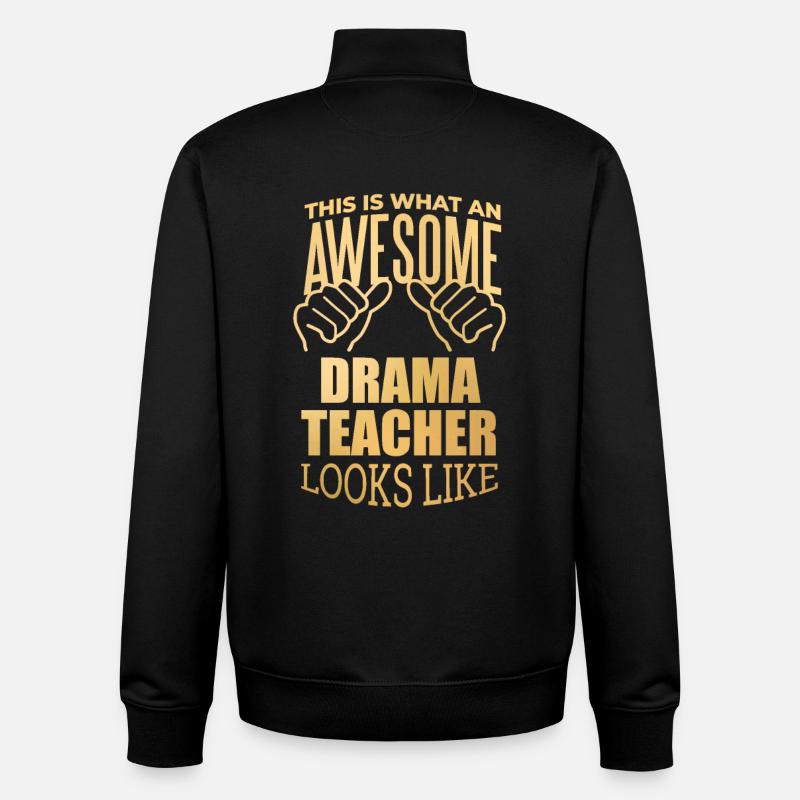 Drama - Unisex Organic Zip Sweatshirt von Stanley/Stella - Schwarz