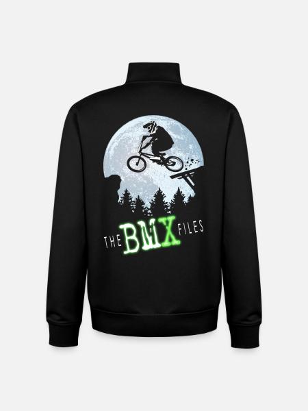 BMX files - Unisex Organic Zip Sweatshirt by Stanley/Stella - black