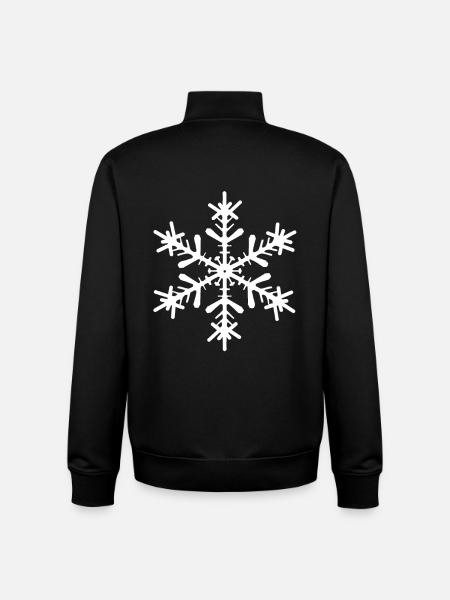 Schneestern - Unisex Organic Zip Sweatshirt von Stanley/Stella - Schwarz