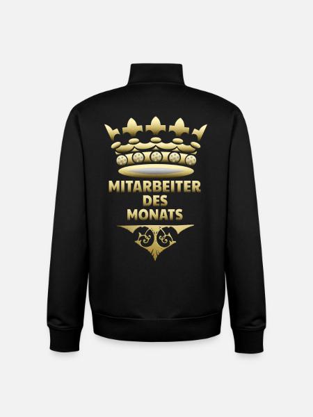 Mitarbeiter des Monats - Unisex Organic Zip Sweatshirt von Stanley/Stella - Schwarz