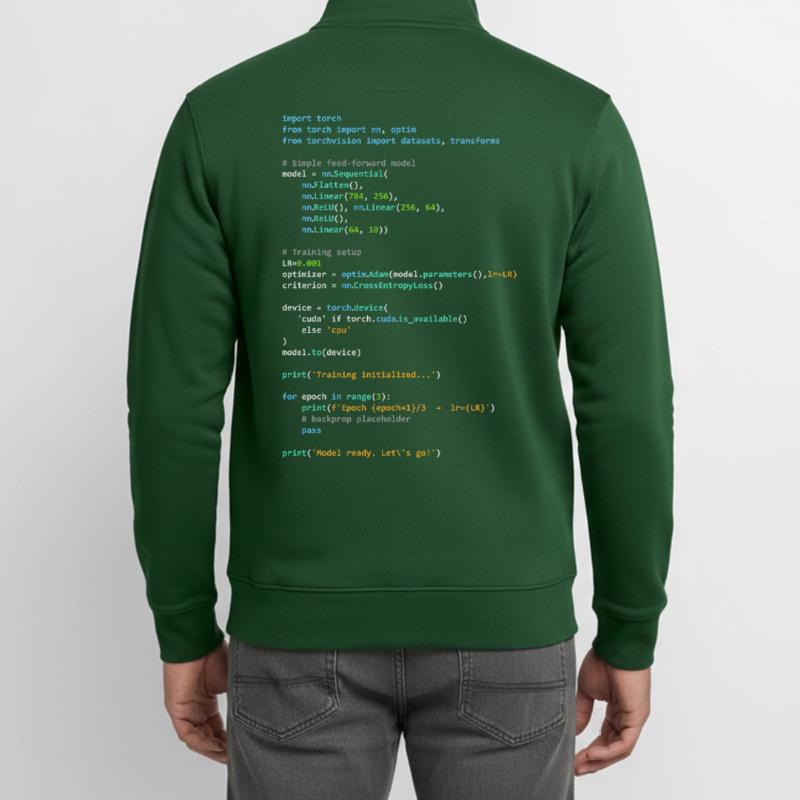Programmer Humor - Developer Logic and Technology Unisex Organic Zip Sweatshirt by Stanley/Stella