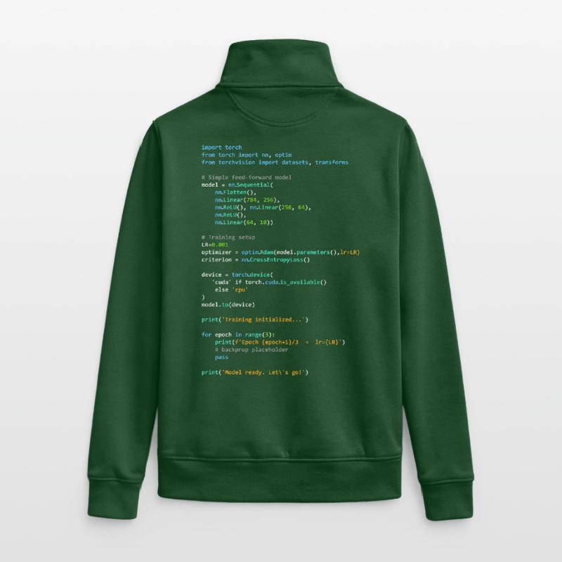 Programmer Humor - Developer Logic and Technology Unisex Organic Zip Sweatshirt by Stanley/Stella