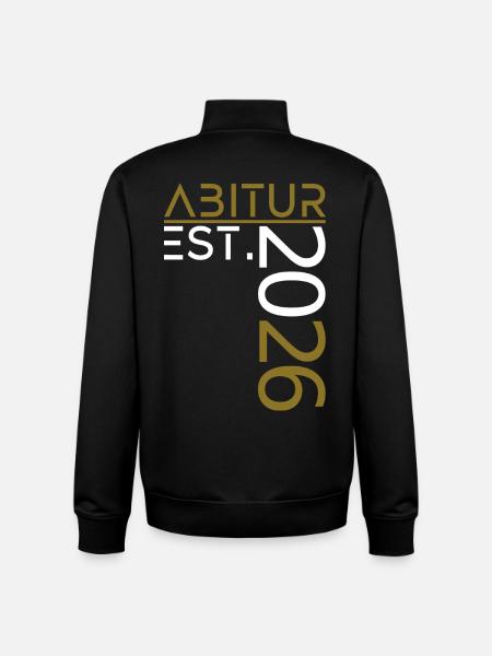Abitur 2026 - Unisex Organic Zip Sweatshirt by Stanley/Stella - black