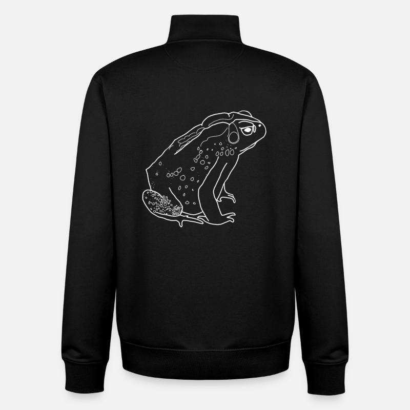 toad - Unisex Organic Zip Sweatshirt by Stanley/Stella - black
