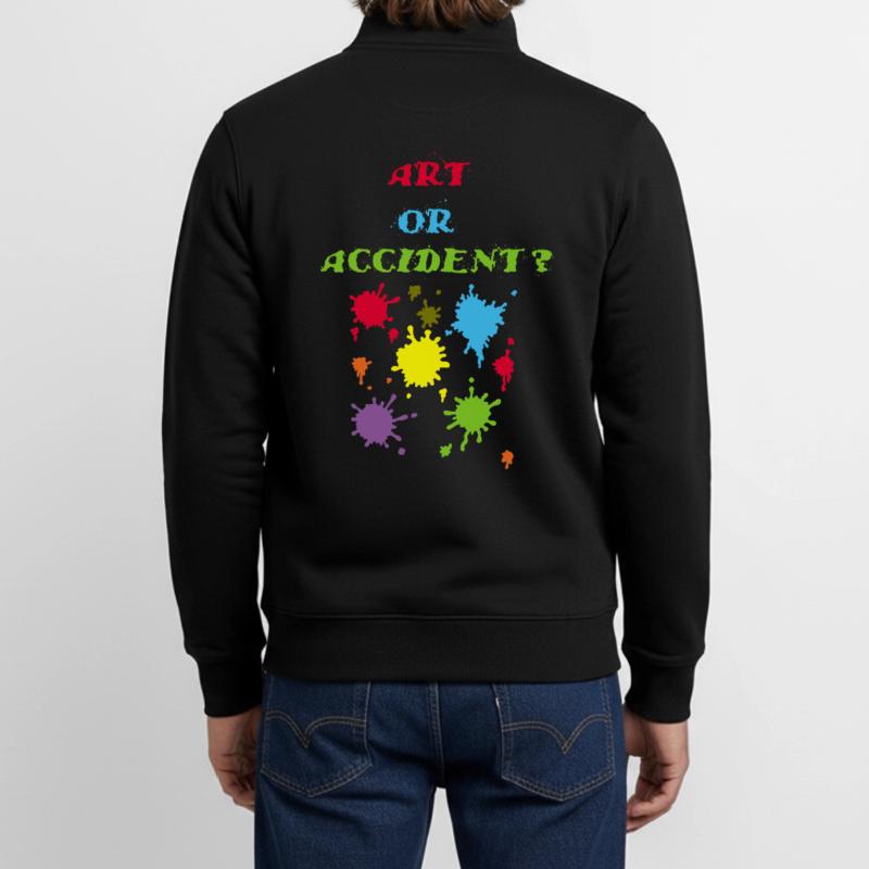 Kunst oder Unfall? Unisex Organic Zip Sweatshirt von Stanley/Stella