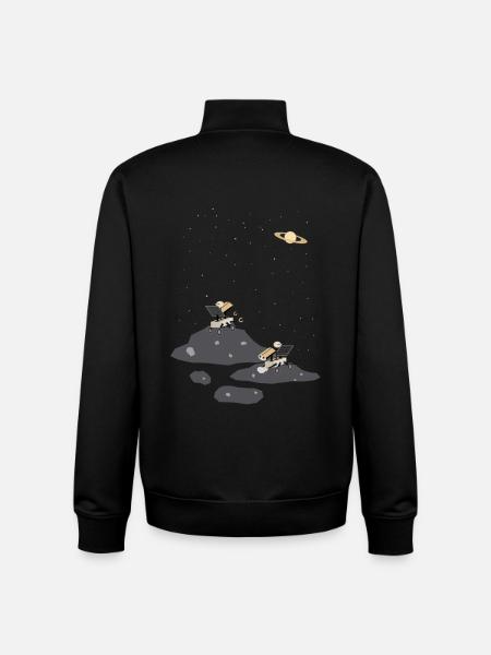Mondrover - Unisex Organic Zip Sweatshirt von Stanley/Stella - Schwarz