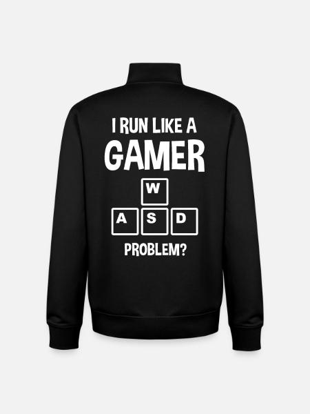 Gaming - Unisex Organic Zip Sweatshirt by Stanley/Stella - black