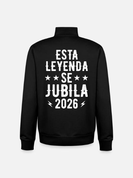 This Legend Retires 2026 - Unisex Organic Zip Sweatshirt by Stanley/Stella - black