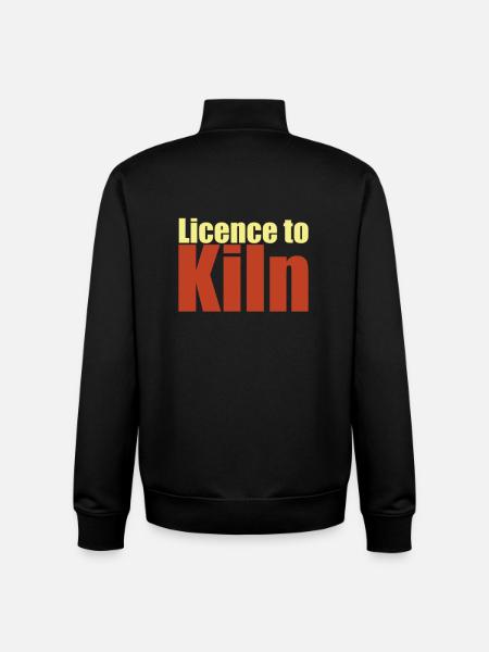 Pottery Licence to Kiln - Unisex Organic Zip Sweatshirt by Stanley/Stella - black