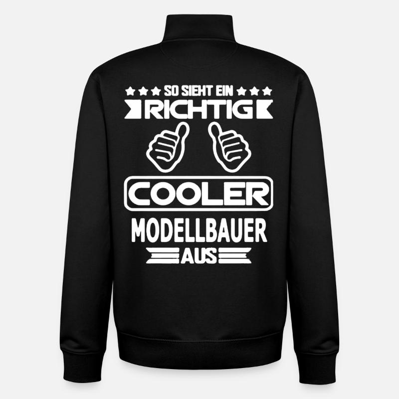 RC Modellbau massstab Modell Hobby - Unisex Organic Zip Sweatshirt von Stanley/Stella - Schwarz