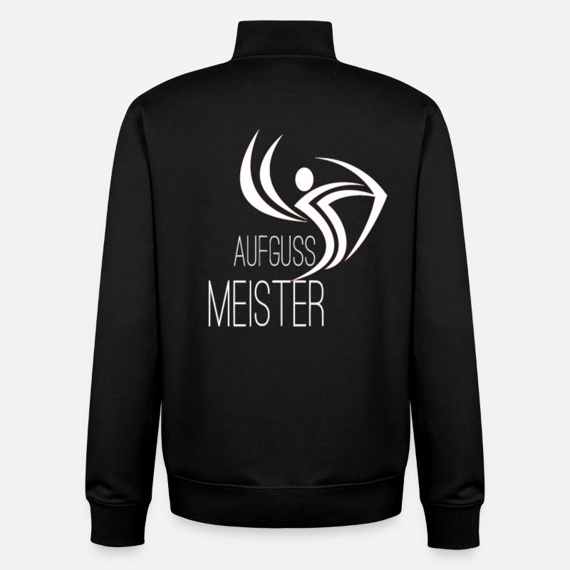 Sauna Aufguss Meister - Unisex Organic Zip Sweatshirt von Stanley/Stella - Schwarz