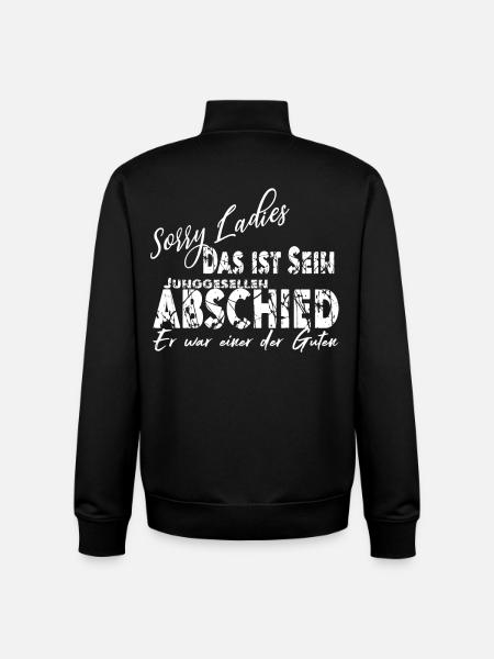 Junggessellenabschied men gift - Sweat zippé unisexe en coton bio Stanley/Stella - noir