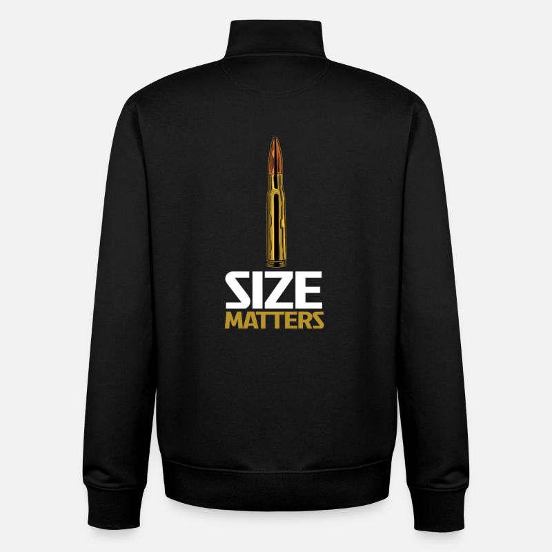 Caliber Endurance Motif - Unisex Organic Zip Sweatshirt by Stanley/Stella - black