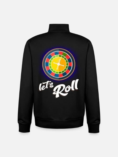 Vibrant Roulette Inspiration - Unisex Organic Zip Sweatshirt by Stanley/Stella - black