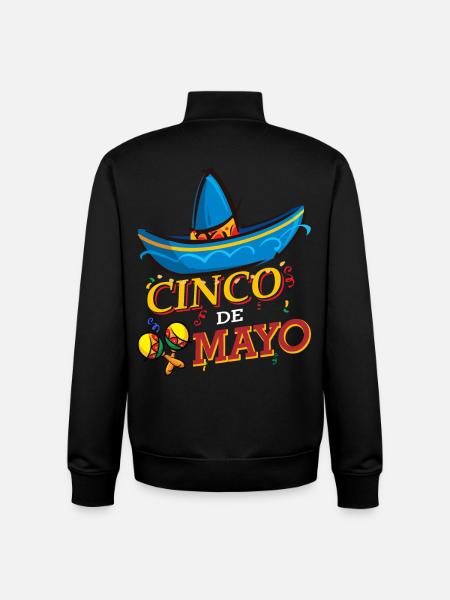 cinco de mayo - 5 de mayo - Unisex Organic Zip Sweatshirt by Stanley/Stella - black