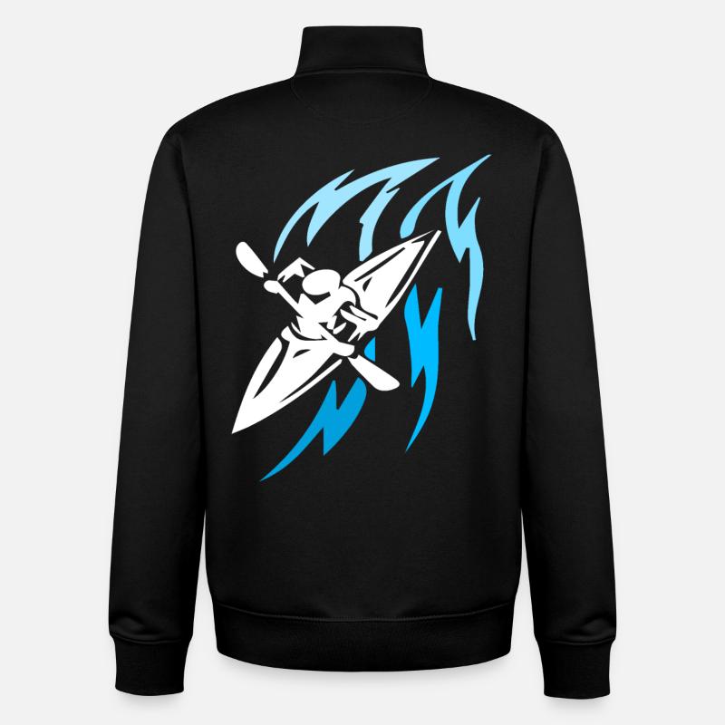 Rudersport - Unisex Organic Zip Sweatshirt von Stanley/Stella - Schwarz