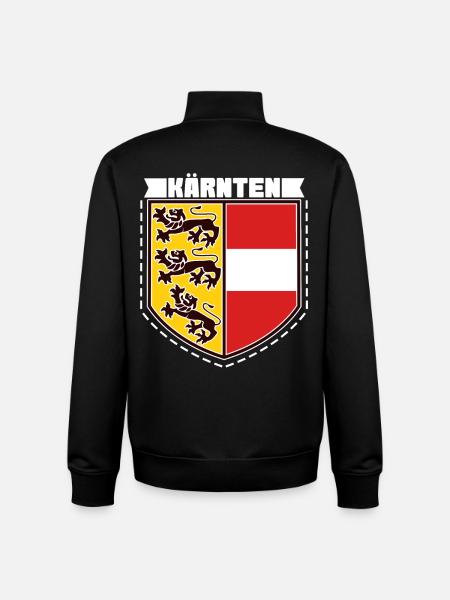 Carinthia Austria - Unisex Organic Zip Sweatshirt by Stanley/Stella - black