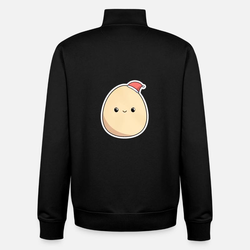 Noël - Sweat zippé unisexe en coton bio Stanley/Stella - noir