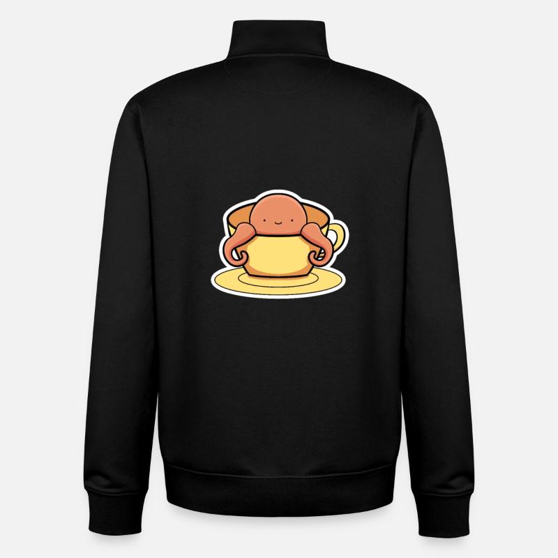 octopus - Unisex Organic Zip Sweatshirt by Stanley/Stella - black