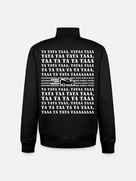 Famous TV series of the 80s - Team A with Van - Unisex Organic Zip Sweatshirt by Stanley/Stella - black
