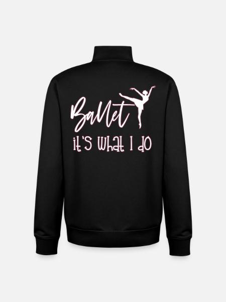 Ballerina - Stanley/Stella unisex sweatshirt med lynlås i økologisk - sort
