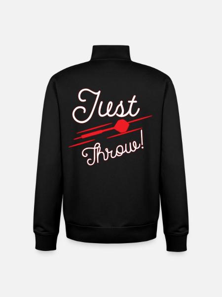 Darts darts - Unisex Organic Zip Sweatshirt by Stanley/Stella - black