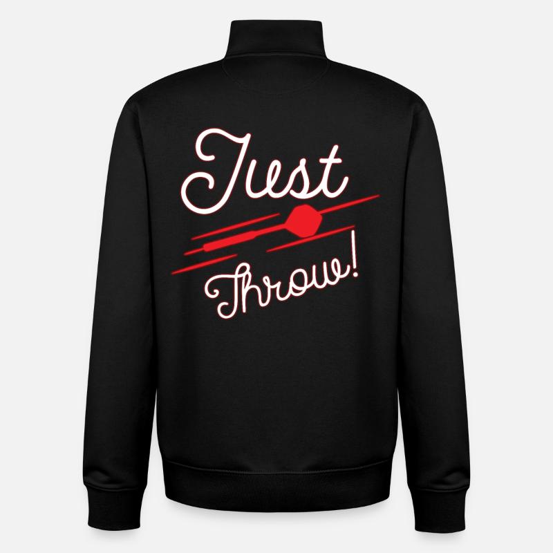 Darts Dart - Unisex Organic Zip Sweatshirt von Stanley/Stella - Schwarz