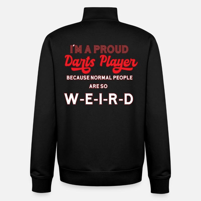 Darts Dart - Unisex Organic Zip Sweatshirt von Stanley/Stella - Schwarz