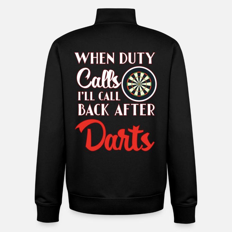Darts Dart - Unisex Organic Zip Sweatshirt von Stanley/Stella - Schwarz