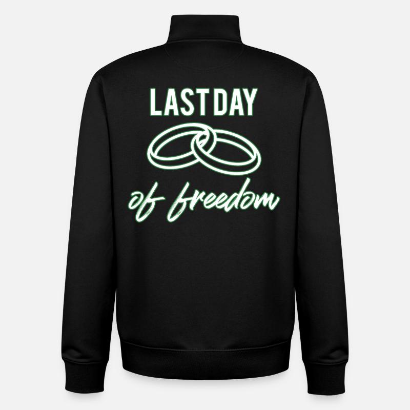 Bachelor - Unisex Organic Zip Sweatshirt by Stanley/Stella - black