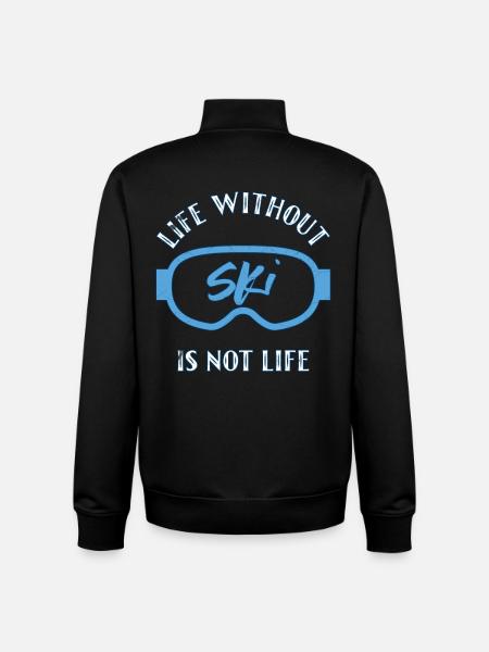 Ski Sport - Unisex Organic Zip Sweatshirt von Stanley/Stella - Schwarz