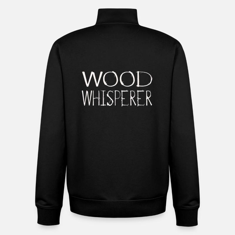 Holzfäller Waldarbeiter Holzarbeiter - Unisex Organic Zip Sweatshirt von Stanley/Stella - Schwarz