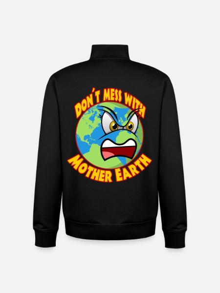 Climate Planet B Climate Protection Greta - Unisex Organic Zip Sweatshirt by Stanley/Stella - black