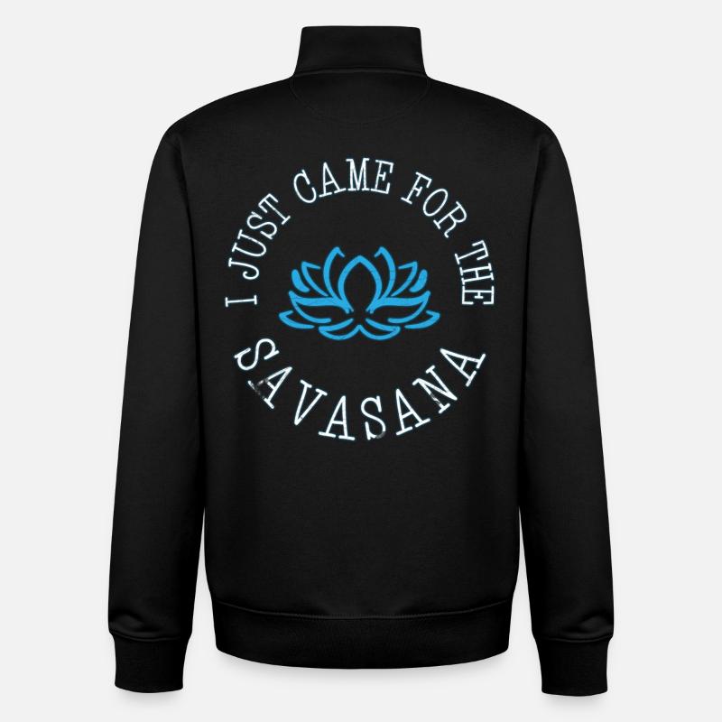 yoga - Sweat zippé unisexe en coton bio Stanley/Stella - noir