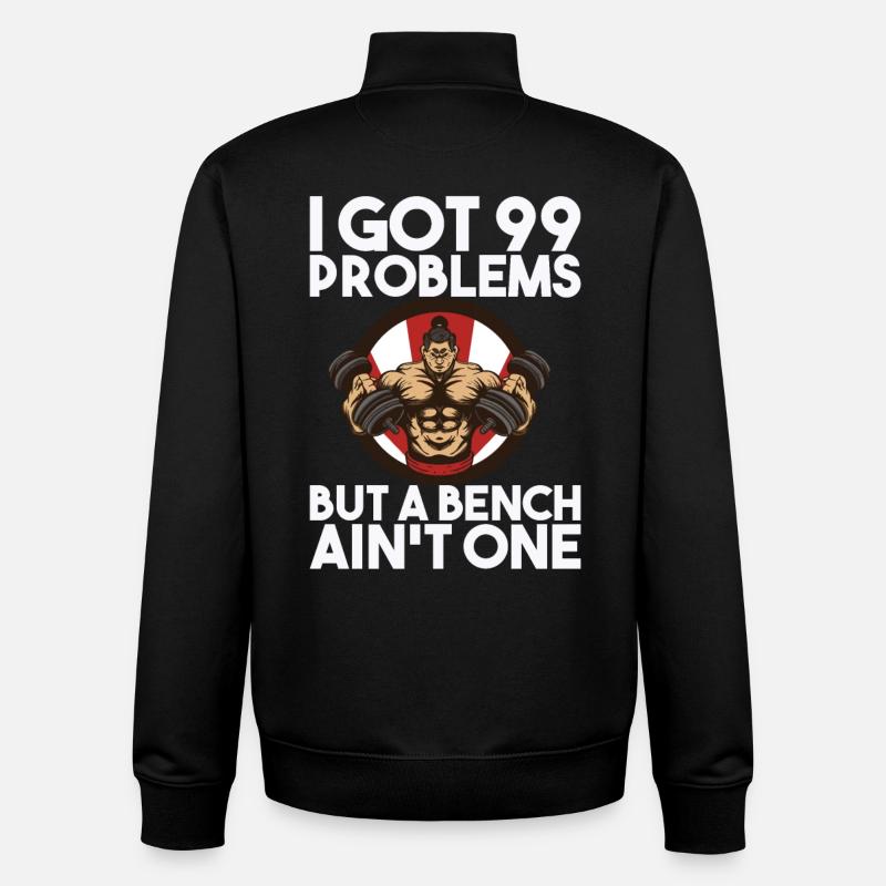 Workout - Unisex Organic Zip Sweatshirt by Stanley/Stella - black