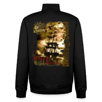 DarssCoast - Baltic Challenge - Unisex Organic Zip Sweatshirt by Stanley/Stella - black - Back - AI Model Male 185 light (185cm)