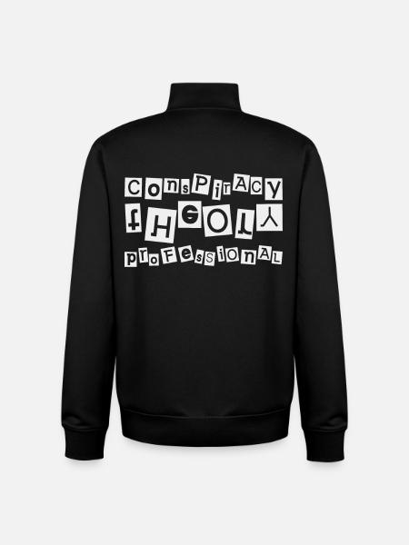 Conspiracy Theory Professional - Conspiracy - Unisex Organic Zip Sweatshirt by Stanley/Stella - black