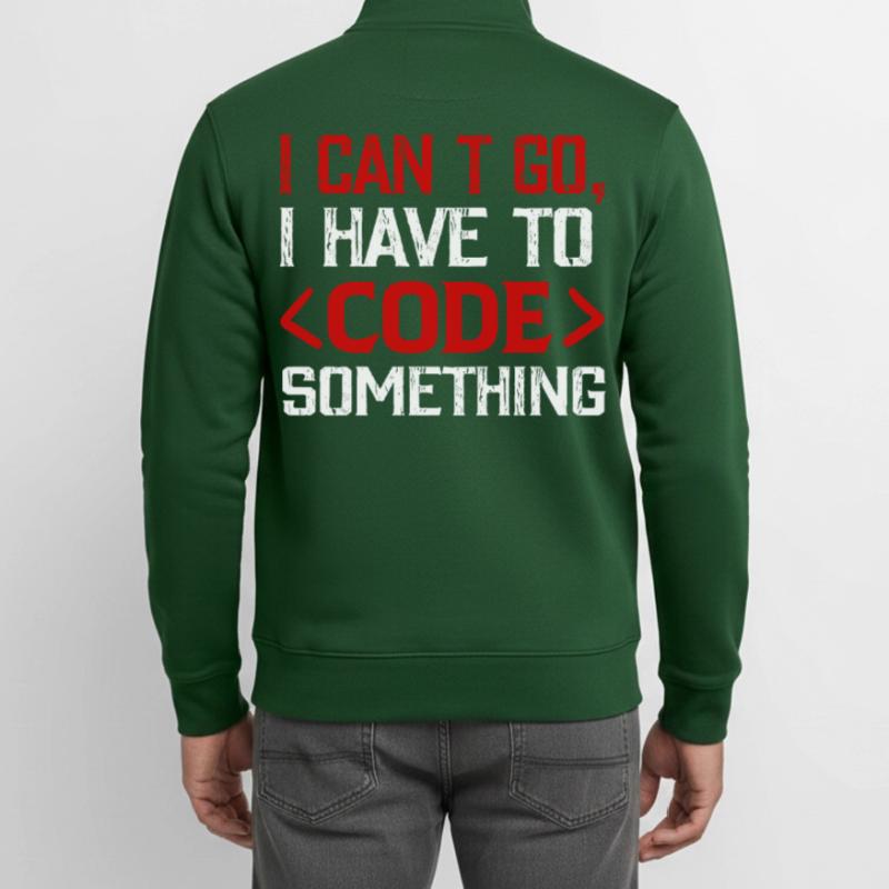 Programmer , Nerd , Computer Code Unisex Organic Zip Sweatshirt by Stanley/Stella