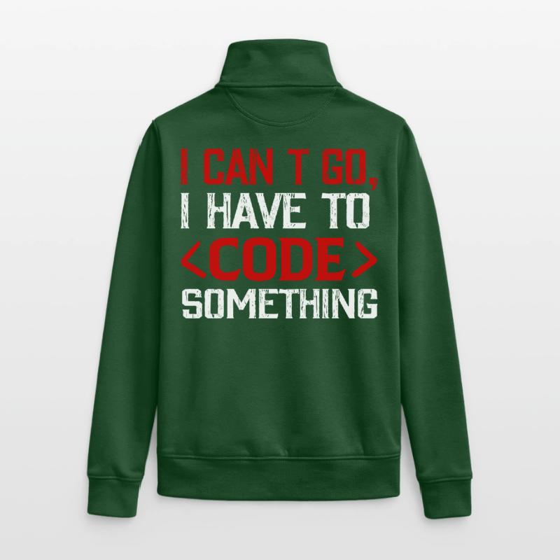 Programmer , Nerd , Computer Code Unisex Organic Zip Sweatshirt by Stanley/Stella
