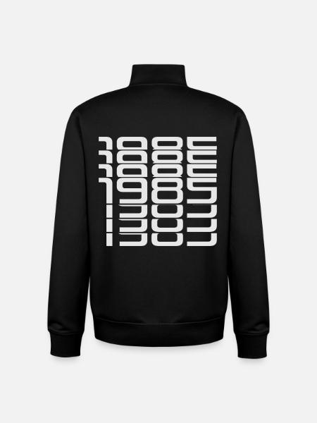 1985 - Unisex Organic Zip Sweatshirt by Stanley/Stella - black