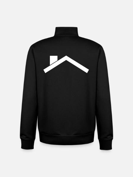 Toit - Sweat zippé unisexe en coton bio Stanley/Stella - noir