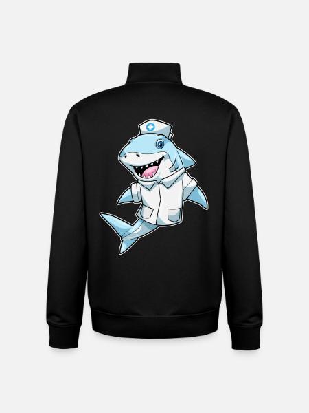 Hai Krankenschwester  - Unisex Organic Zip Sweatshirt von Stanley/Stella - Schwarz