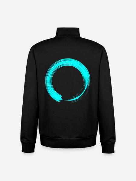 Kreis - Unisex Organic Zip Sweatshirt von Stanley/Stella - Schwarz