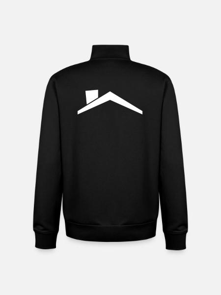 Maison toit - Sweat zippé unisexe en coton bio Stanley/Stella - noir