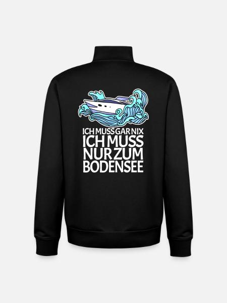 Bodensee - Unisex Organic Zip Sweatshirt von Stanley/Stella - Schwarz