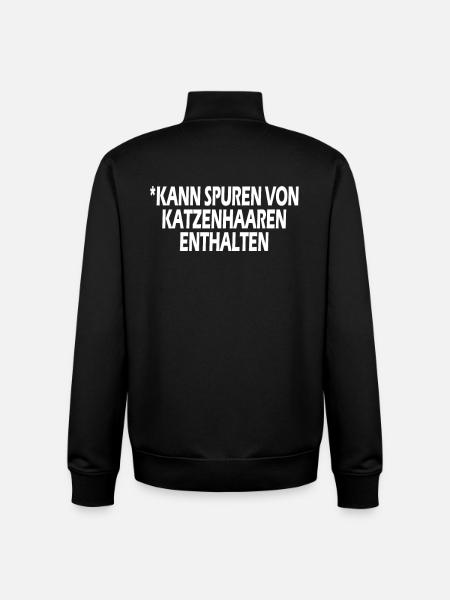 Katzenhaare - Unisex Organic Zip Sweatshirt von Stanley/Stella - Schwarz